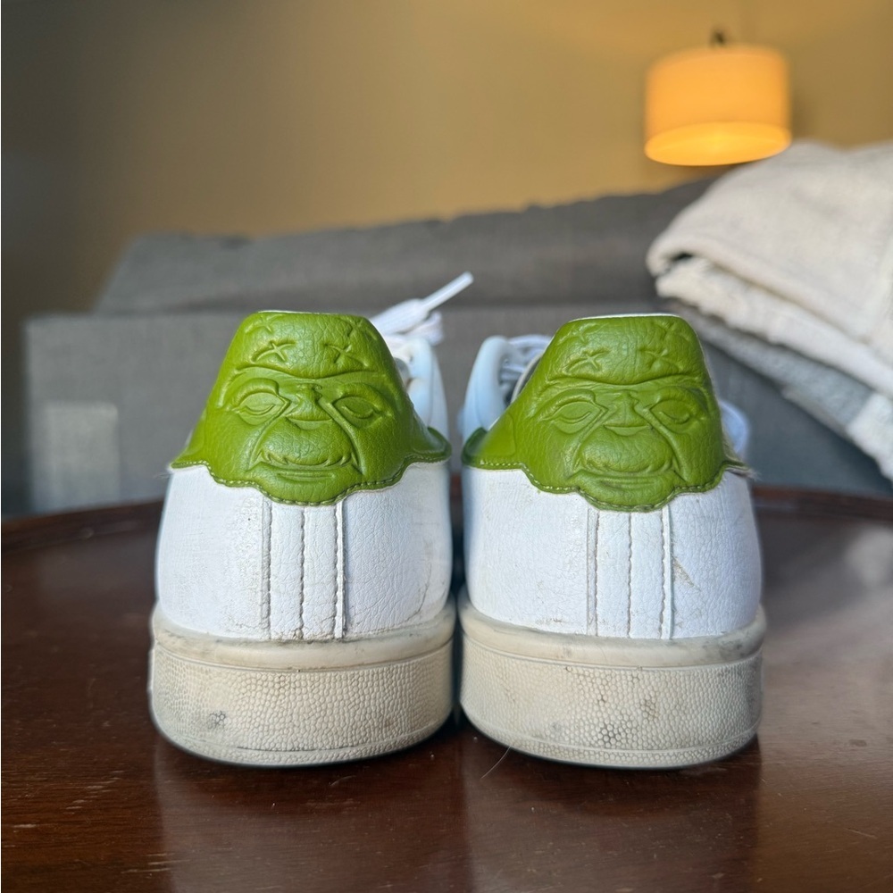 Adidas Originals Stan Smith X Star Wars Yoda White Green Mens Shoes FY5463 sz 8 - Picture 4 of 6